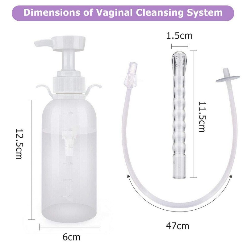 Vaginal Douche Cleansing System Female Syringe 4 Piece Set, As Picture gallery