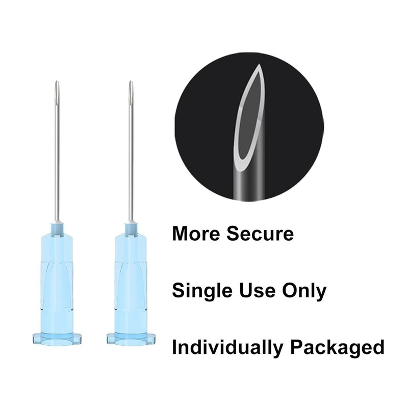 Versatile 23G 1.5'' Needles, 100 Count - Perfect for Liquids and Adaptable Uses gallery