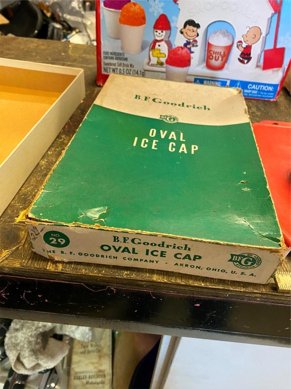 Vtg B f Goodrich Ice Pack Movie prop orig box Dentist Doctor Medicine Antique! gallery