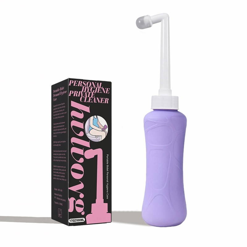 17oz Upside Down Peri Bottle for Postpartum, Large Capacity L, Purple