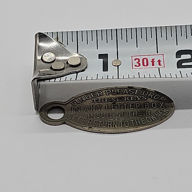 VINTAGE United Medical Service NY "If Found Return" Keychain Accessory RARE gallery