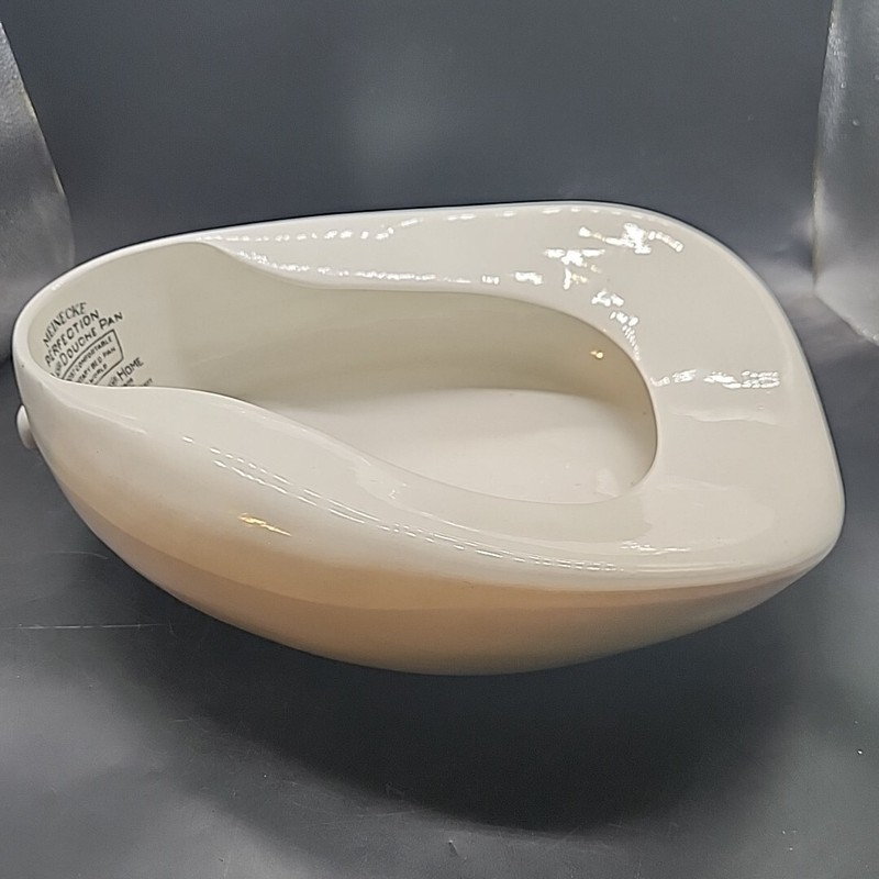 Vintage MEINECKE Perfection Bed & Douche Pan - White Ceramic Urinal Chamber Pot gallery