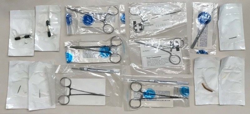 16 Vintage ENT Doctor Medical Utensils all but one unopened! Sklar, Luxar + more