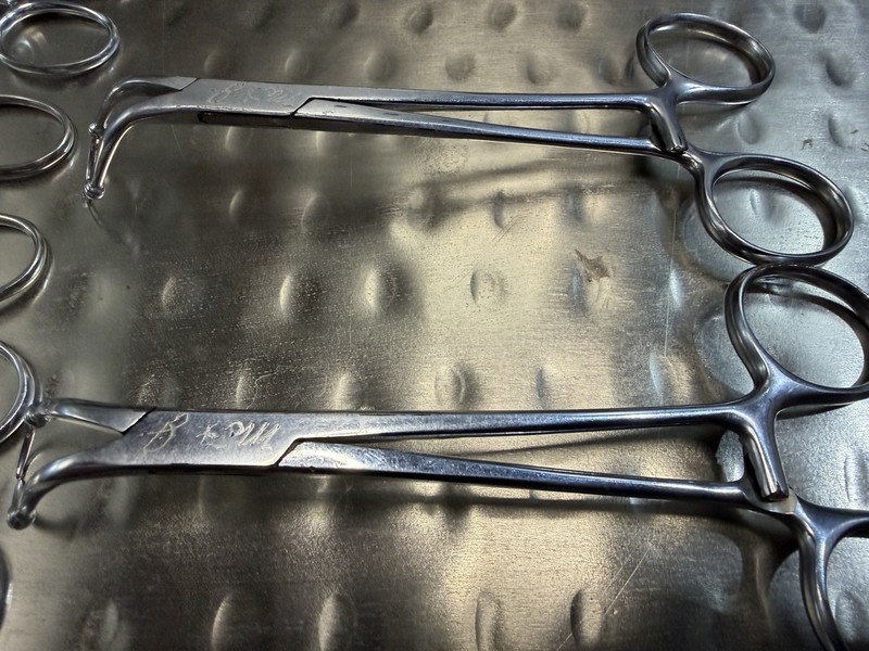 Vintage Surgical Instruments (1930-50s) Babcock Forceps, Clamps, Stitch Scissors gallery