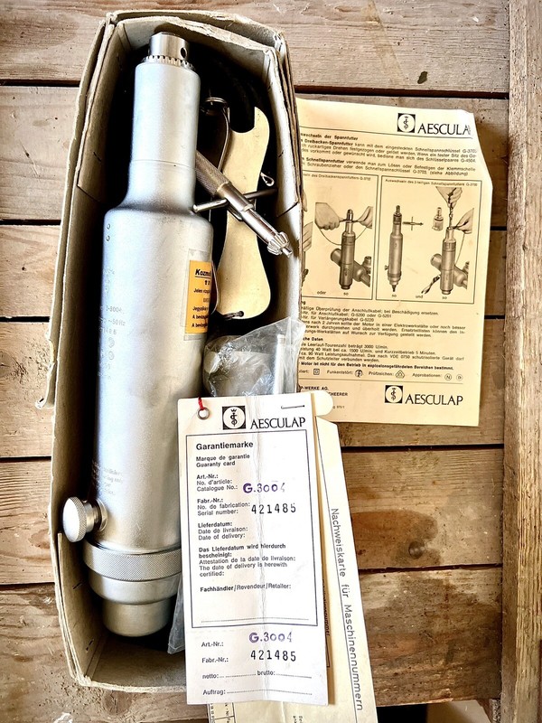 AESCULAP Bone Drill Motor medical Instrument 1960’s