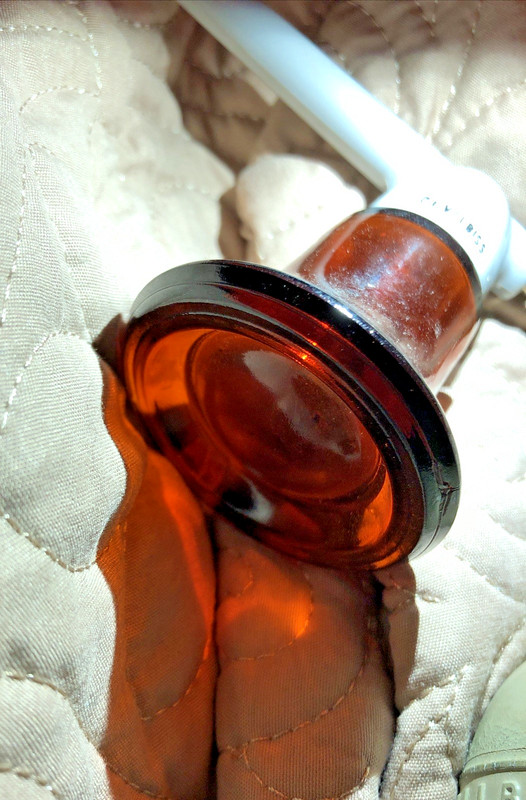 Vintage DeVilbiss Nose & Throat Spray Atomizer Amber Glass 1930s Model 14 15