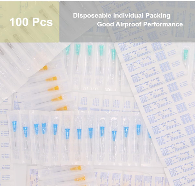 18 Gauge 1 Inch Needle (100Pack),Luer Lock Industrial Accessories Needles,Indivi gallery