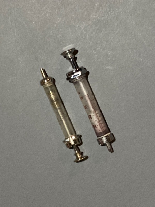 Vintage Glass Syringes – British Made – Lot of 2
