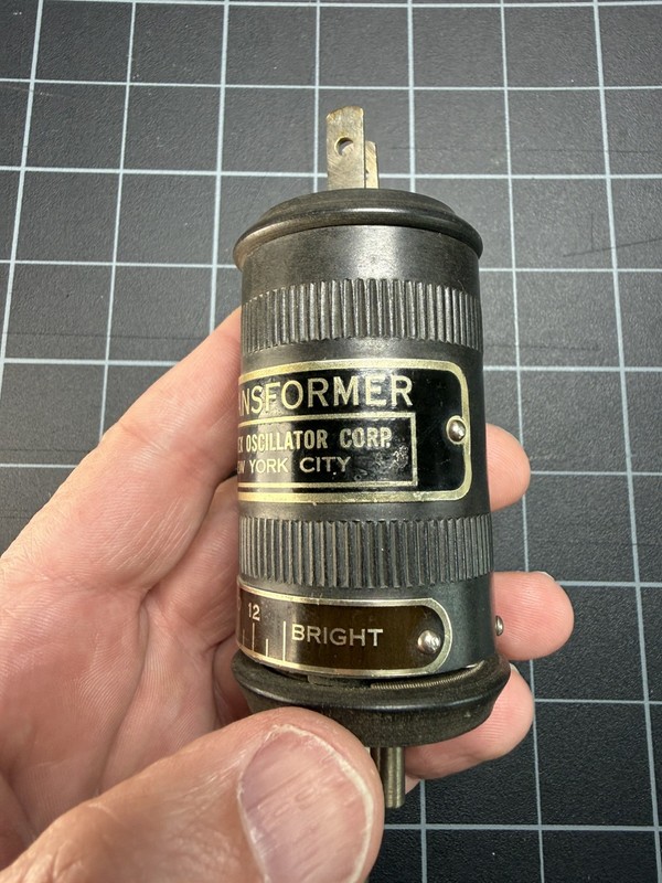 Vintage Comprex Oscillator Mouth Lamp Transformer 110VAC Dental Medical Rheostat gallery