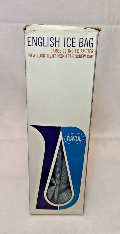 Vintage Davol 11″ English Ice Bag, #442, NOS Not For Use