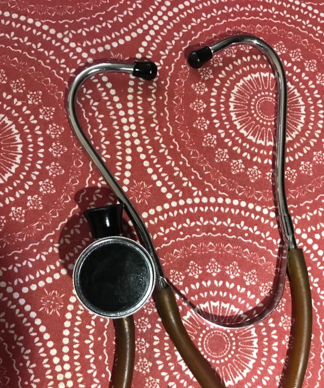 Vintage F-B Fleischer Dual Stethoscope Rieger Bowles - USA gallery