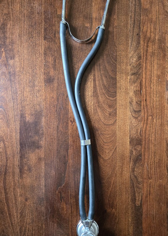 Vintage Black Classic Cardiology Stethoscope Chromed Stainless gallery