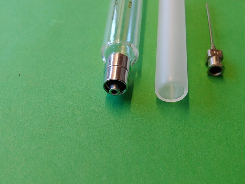 B-D Glass Hypodermic 10 cc Syringe Luer Lock. Made in Brazil gallery