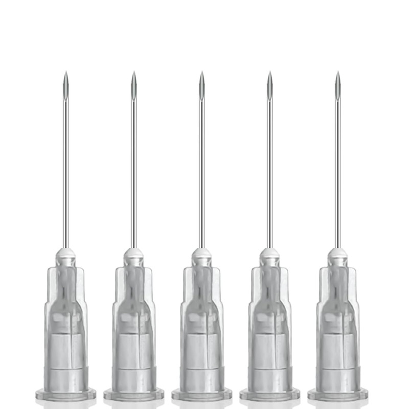 100Pcs 27Ga 1 Inch Needle with Cap for Lab Supplies, Measuring and Industrial…