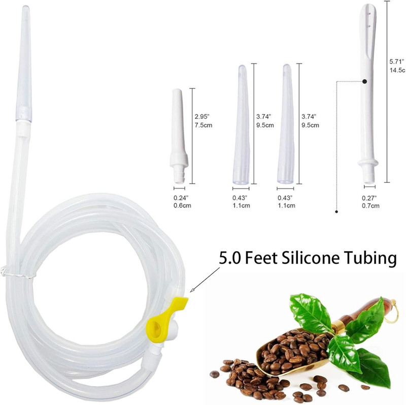 Coffee Enema Bag Kit - 5.0Ft Silicone Hose 2L Enemas at Home Water & Colon Detox gallery