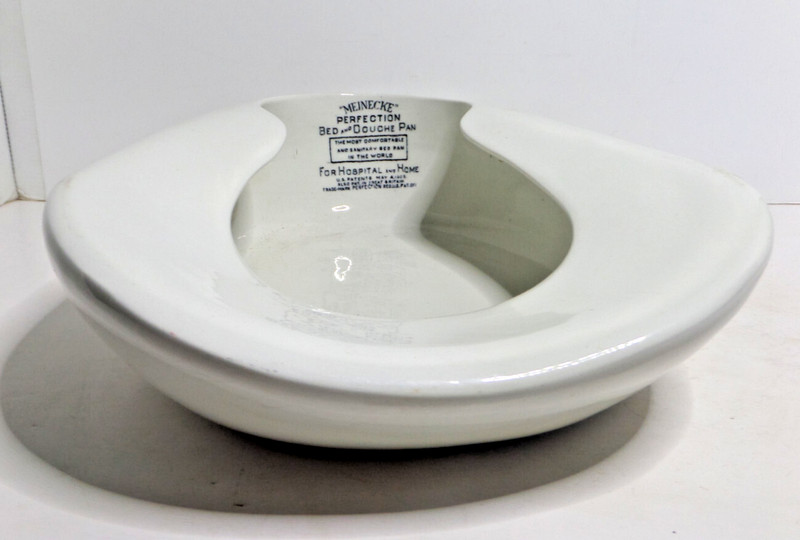 Bed pan ceramic Meinecke perfection vintage
