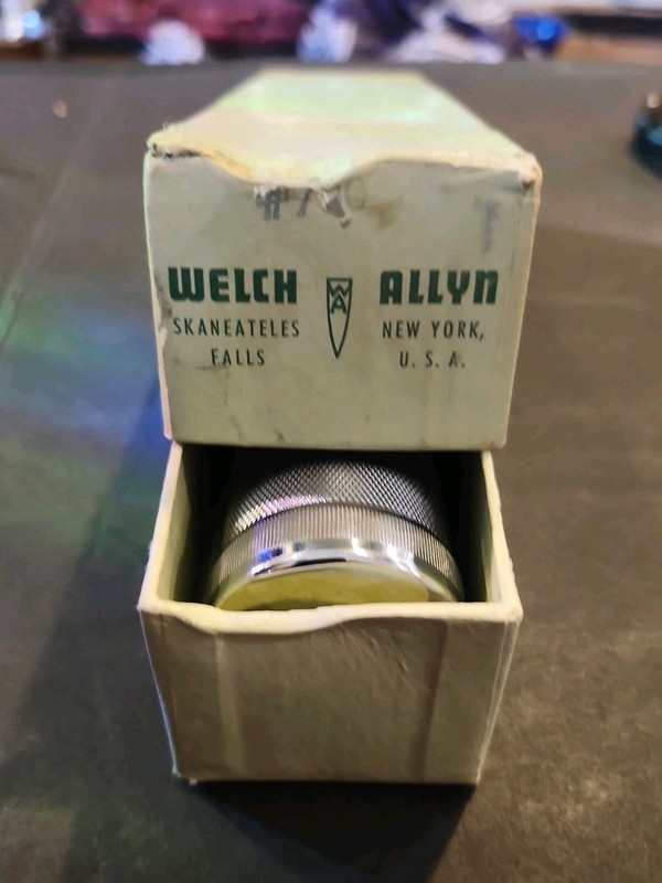 WELCH ALLYN J12813 Ophthalmoscope Otoscope Handle in Box NIB Oddities