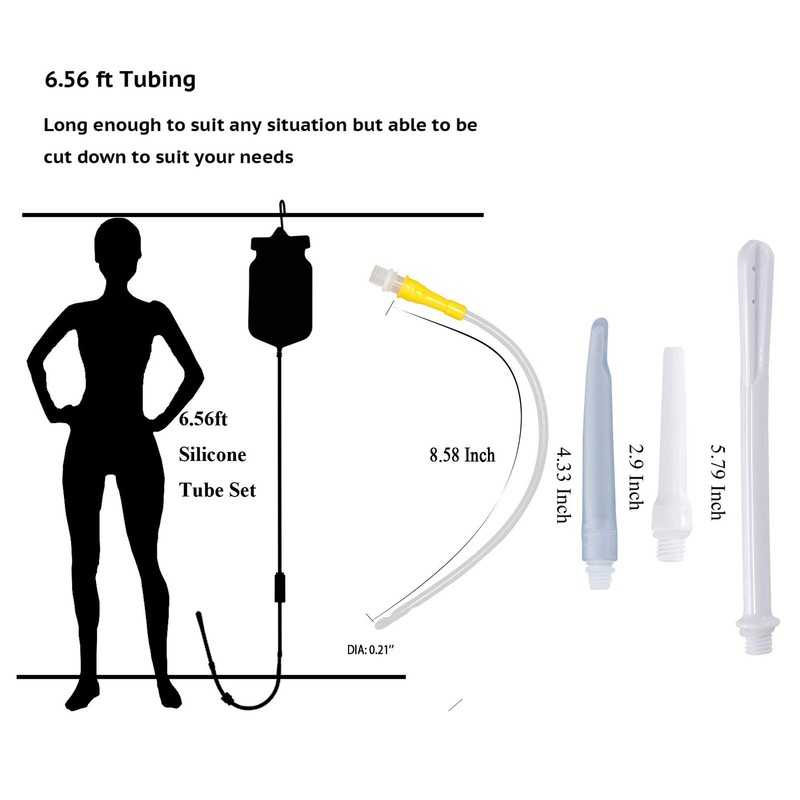 NEW TopQuaFocus 2L Enema Kit for Colon Cleanse - Large Bucket 10 Piece Set gallery