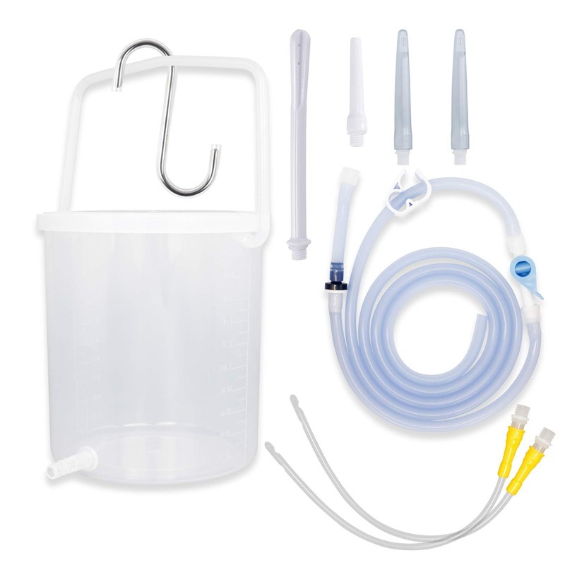 NEW TopQuaFocus 2L Enema Kit for Colon Cleanse - Large Bucket 10 Piece Set gallery