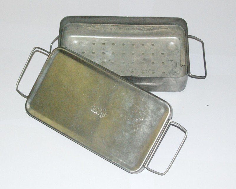 Vintage Sterilizer Soviet USSR Original Stainless Steel Metal Medical BIG Box