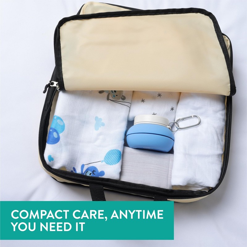 Cynpel Foldable Peri Bottle - Compact Leak-Proof Portable Travel Bidet Blue gallery