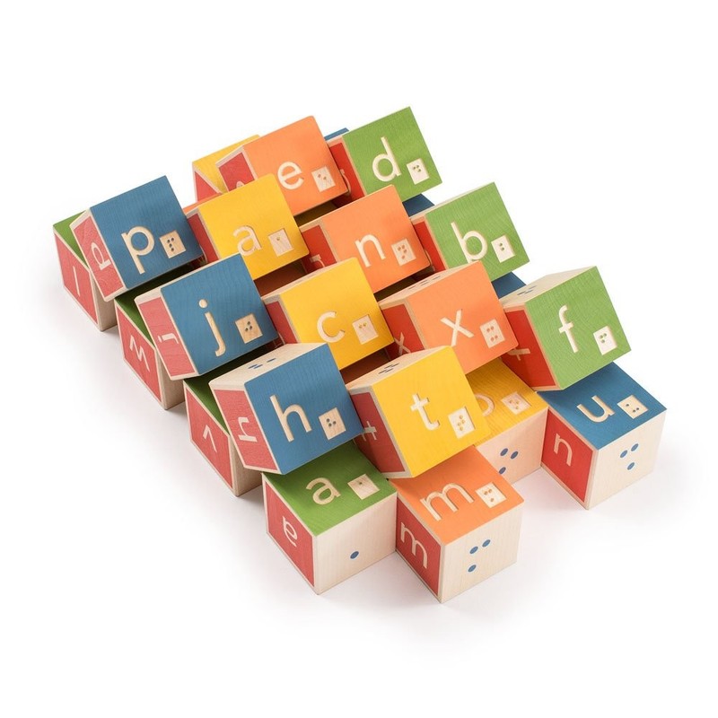 Braille ABC Blocks – Made in The USA