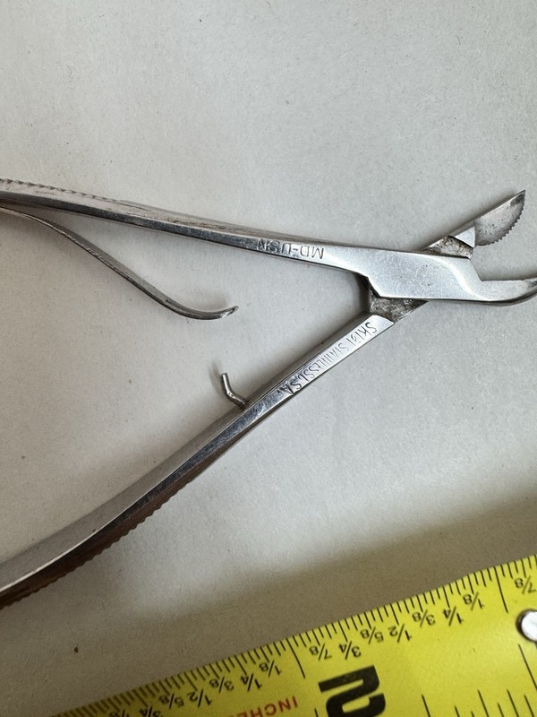 VTG MD-USN Sklar ENT Nasal Septum Dressing Forceps Surgical Dental Tool gallery