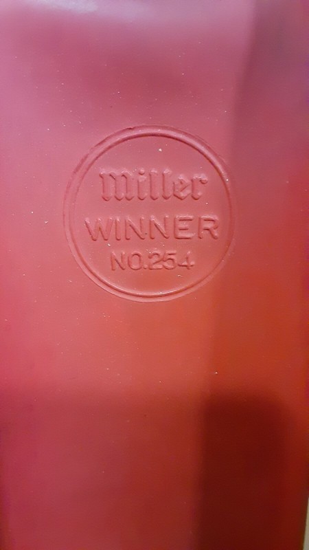 Antique/Vintage Miller Winner Throat Ice Bag No. 254 w/Box 3" X 11.5" Akron, OH gallery