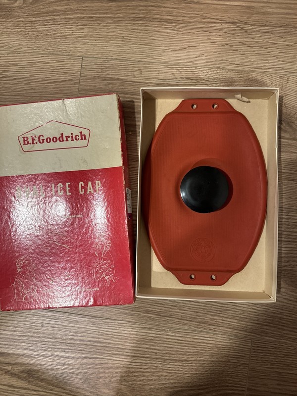 Vintage B. F. Goodrich Oval Ice Cap No. 29 with Original Box gallery