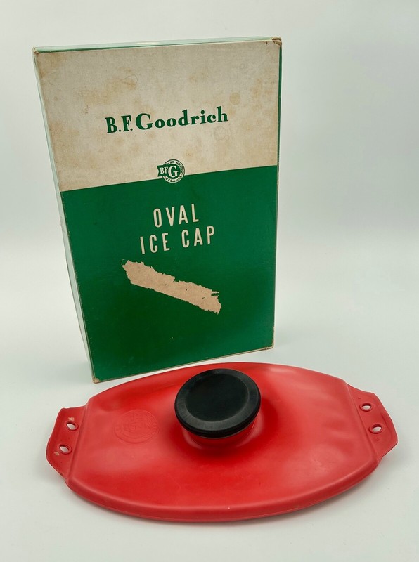 Vintage BF Goodrich Oval Ice Cap with Box