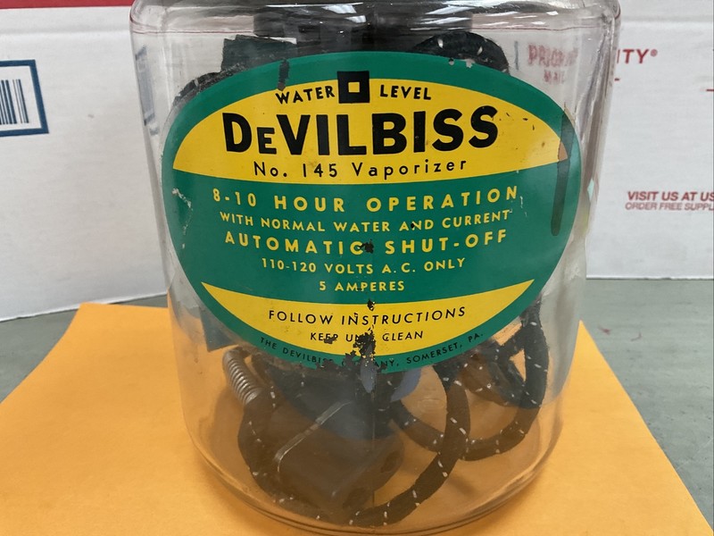 Vintage DeVilbiss No.145 Vaporizer Humidifier gallery
