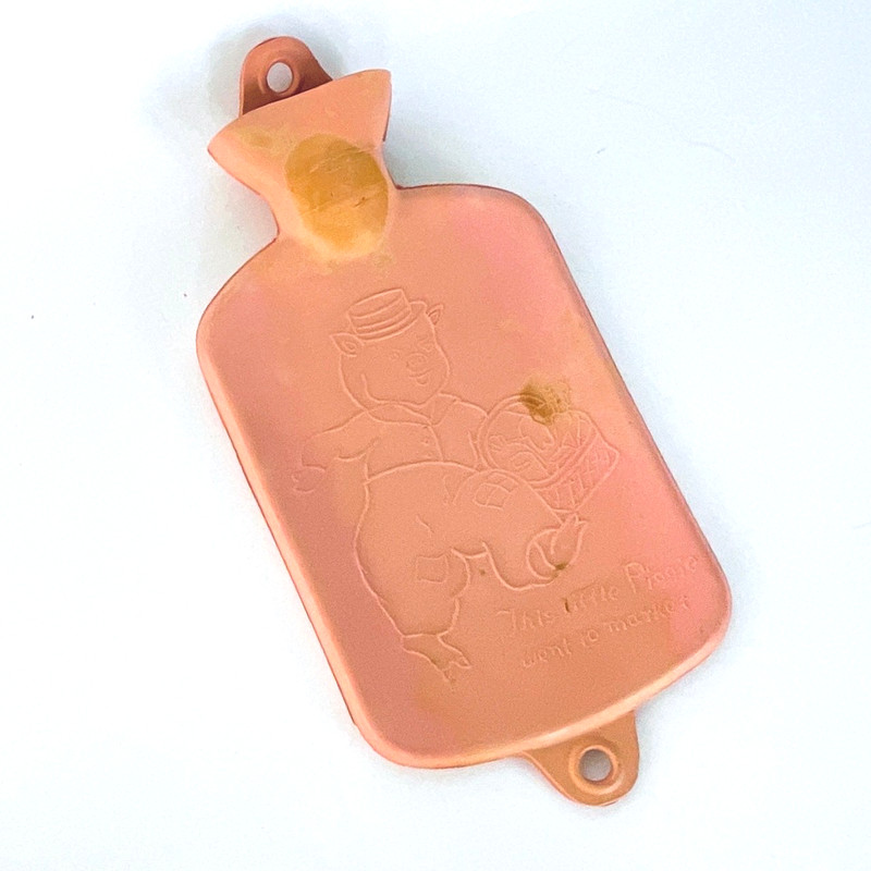 Vintage 1950s Hygrade Rubber Baby Hot Water Bottle This Little Piggy Went to…
