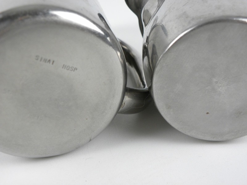 Vintage Stainless Steel Sinai Hospital Creamers Vollrath 8210 & Japan 18-8 gallery