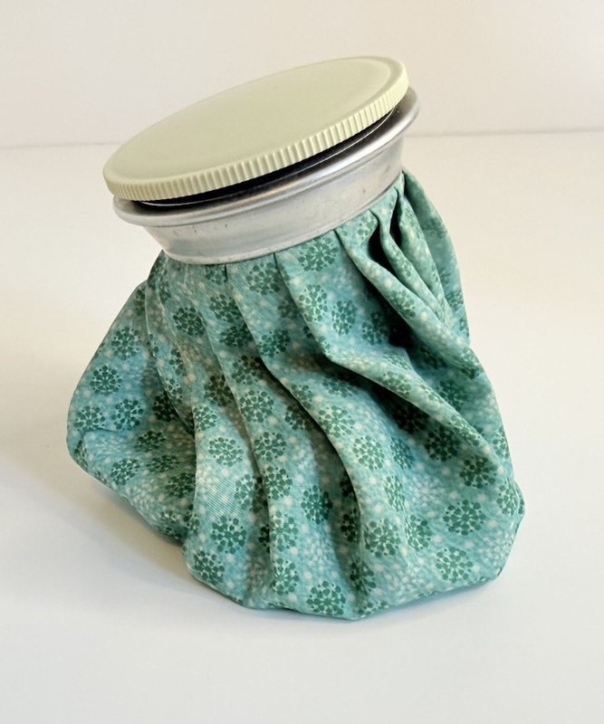 Vtg Walgreens Ice Cap Ice Bag Snowflake Flower Retro Green Teal First Aid USA gallery