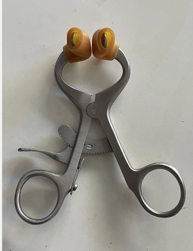 Vintage Medical Mouth Gag Surgical Instrument Stainless Steel Display Piece gallery