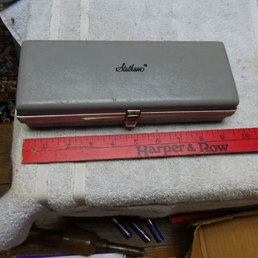 ** Vintage - STRATHAM - USA made - US MILITARY - OPHATHALMOSCOPE w ORIGINAL CASE gallery