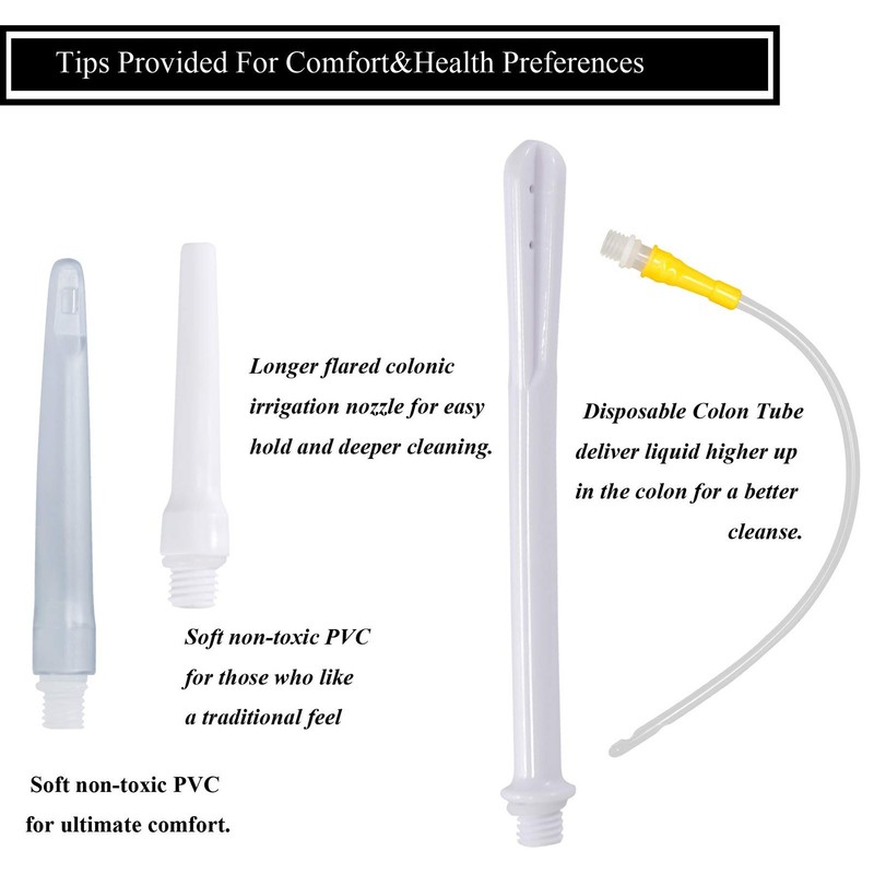 NEW TopQuaFocus 2L Enema Kit for Colon Cleanse - Large Bucket 10 Piece Set gallery