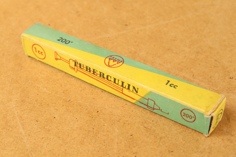 Vintage Unused Glass Syringe Prema Tuberculin Boxed 1 ml cc 1960s Czechoslovakia