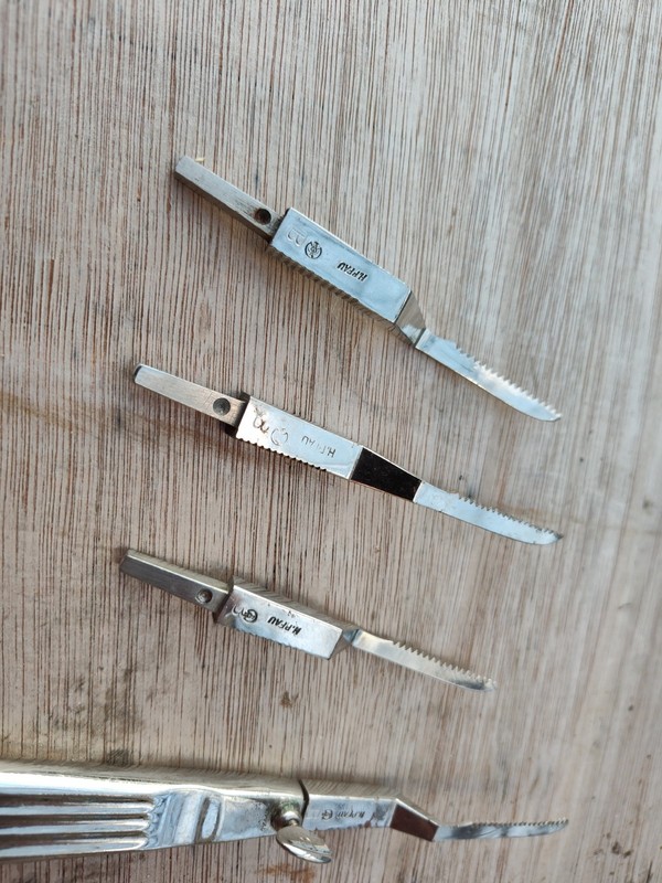 Rare H. Pfau Germany Surgical Saws - Lot of 4 - gallery