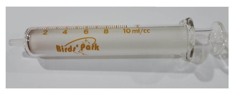 Glass syringe plain luer tip 10ml – Borosilicate glass syringe 10ml – 2 pcs