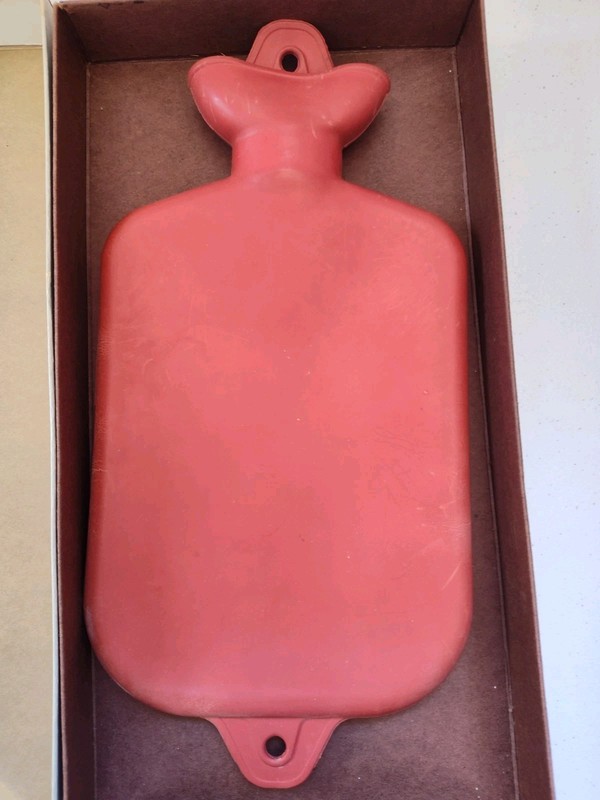 Vintage B.F. Goodrich Rubber Hot Water Bottle No. 25 Model USA w/ Box gallery