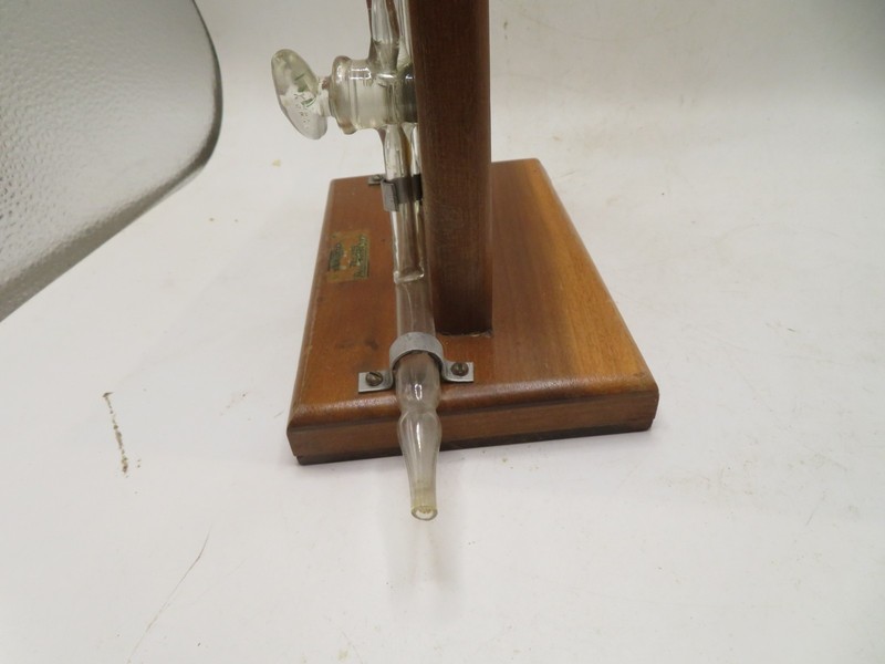 Early Standup desk model Baumanometer wood and fluted glass 15 x 7 inch gallery