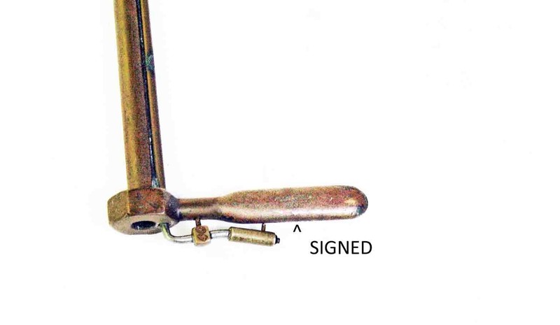 Uncommon "PILLING PHILA-USA" marked EXTRA LONG 15" Brass LARYNGOSCOPE w/ Light gallery