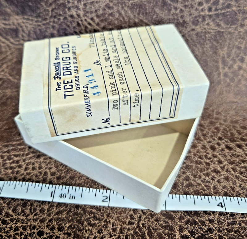 VINTAGE - Rx boxes - circa 1954 - Lot of 3 - Narcotic Collectible - Rexall Drug gallery