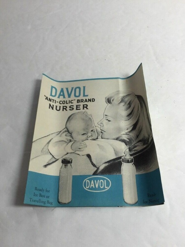 Davol 424 Throat & Spinal Ice Bag Vintage Orig Box W/ 1947 Flyer A524 gallery
