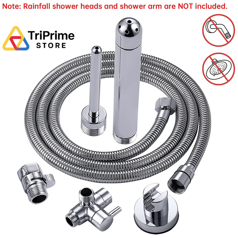 Shower Enema System with 100 Inches Hose, 100 Inch Polished Chrome gallery