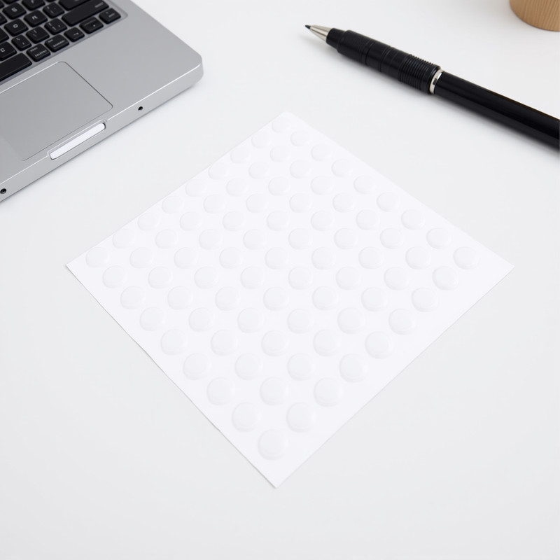 400pcs Silicone Braille Stickers Tactile Labels For Everyday Item Identification gallery