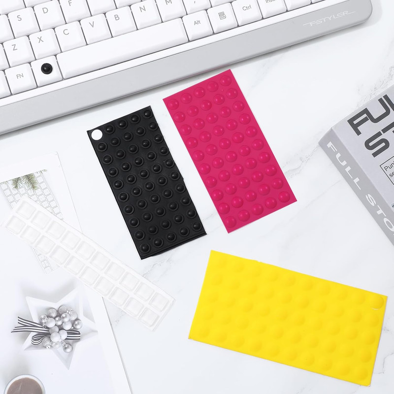 Bump Dots for Visually Impaired,160Pcs Combo Pack (4 Colors) Braille Stickers... gallery