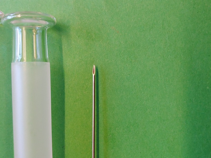 B-D Glass Hypodermic 10 cc Syringe Luer Lock. Made in Brazil gallery