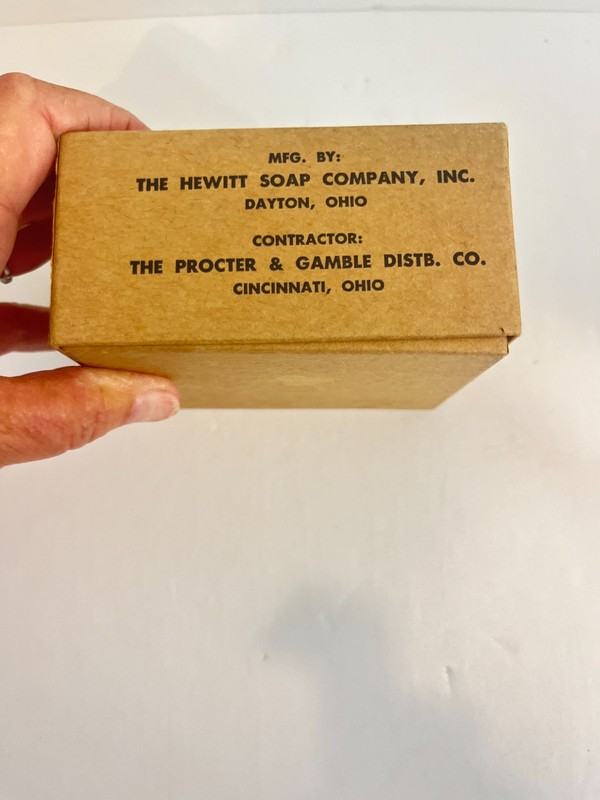 Vintage U.S. Military Surgical Soap August 1962 LOT 1 5/6 bars Not for use gallery